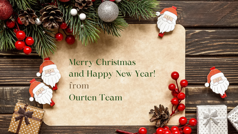 Merry Christmas and Happy New Year 2024 from Ourten Team(图1)